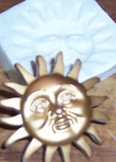 Big Sun Face Polymer Clay Push Mold Sculpey
