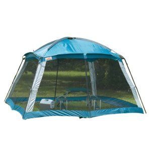 Large Smart Shade Tent 12 by 12 Screen House Camping