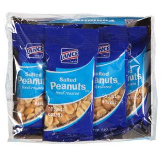 New Lance Salted Snack Peanuts 8 oz 140 Pcs Lot