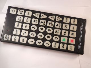 Jumbo Universal Large Button Huge Remote Control