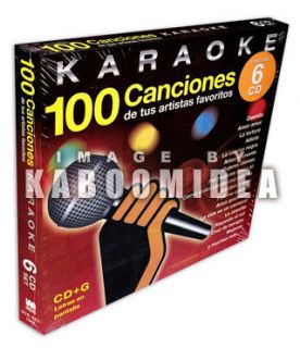 Karaoke Latin Balada Pop Mariachi 100 Canciones 6 CD