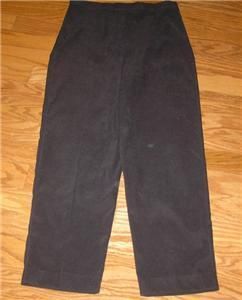 Womens Larry Levine Sport Brown Stretch Pants Size 14
