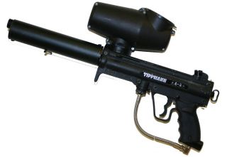Used Tippmann A5 Paintball Gun Marker with Flatline