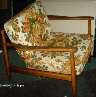  Danish Mod DUX FOLKE OHLSSON Lounge Chair Eames Ib Kofod Larsen ERA