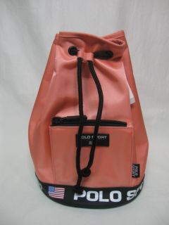 70 Ralph Lauren RLL Lauren Sport Sherbet Back Pack Bag