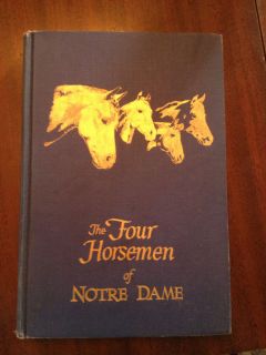 1959 Four Horsemen of Notre Dame Signed Autographed Book Red Grange