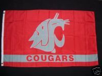 Washington State University Cougars Flag 3x5 Banner