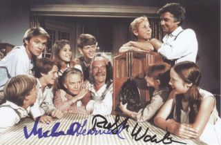 Ralph Waite Michael Learned Richard Thomas in The Waltons Hand Signed