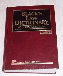 Law Dictionary Blacks 5th Edition 1979 Legal Reference Book