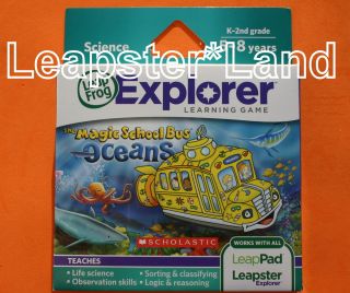 Leapster Explorer LeapPad Leapster THE MAGIC SCHOOL BUS OCEANS