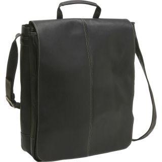 Le Donne Leather 17 Vertical Laptop Messenger Bag