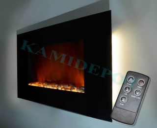 Modern Electric Fireplace Heater LED Remote Control 510E PB