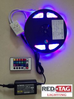 Meter LED Flexible RGB Color Changing Kit Strip Controller Remote