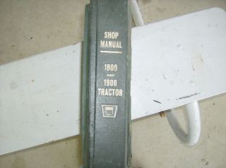 Oliver Tractor 1800 and 1900 Shop Manual