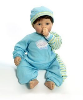 Lee Middleton Cuddle Babies Mommys Delight Brown Hair Blue Eyes Vinyl