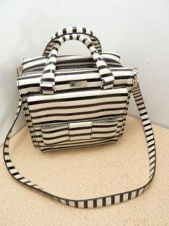 Kate Spade New York Zebra Print Baguette Handbag Excellent Condition