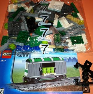 Lego City Train Hazardous Waste Car from Set 3677