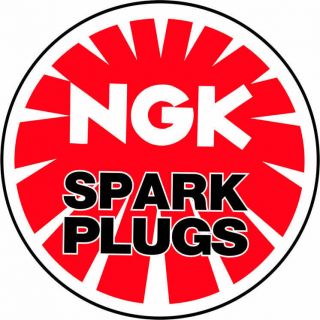Round NGK Spark Plugs Motorcycle Motor Sports Decal Vinyl Stickers