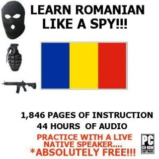 Learn How to Speak ROMANIAN Language SPY Audio & Books Training Course