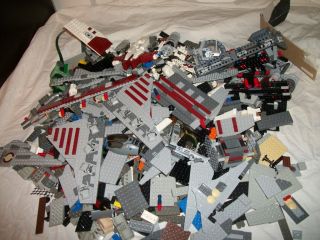 Lego 10 Pound lbs Star Wars SHIP Parts Piece Lot