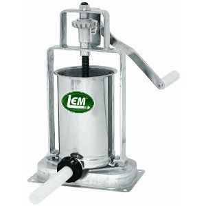 Lem Products 5 Pound Stainless Steel Vertical Sausage Stuffer