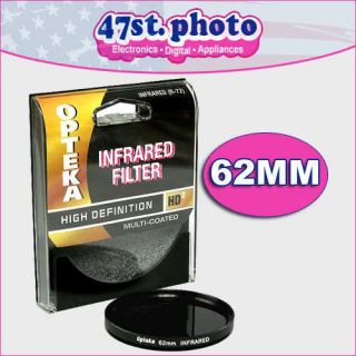 Opteka 62mm HD R72 720nm Infrared x Ray IR Lens Filter