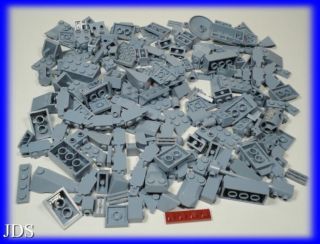 Lego Blue Gray Color Bricks Parts Mix Lot