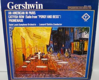 Leonard Slatkin Gershwin An American in Paris LP Quad