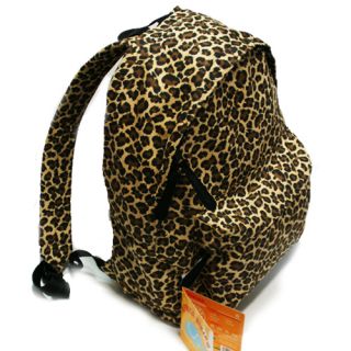 Leopard Animal Print Backpack Bag School Bag