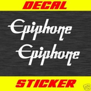 Epiphone Guitar 2 Decals Sticker Les Paul Custom Standa Electric