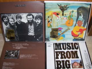 BAND THE BAND MUSIC FROM BIG PINK Levon Helm 2lps 180 GRAM LPS SEALED