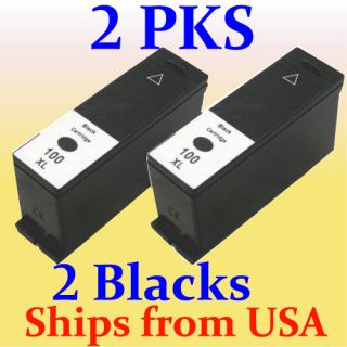 Black ink Cartridge 14N1068 for LEXMARK 100XL Impact S301 S305 printer