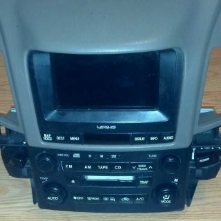 2001 Lexus RX300 Navigation Radio Temp Controls