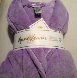 Anne Lewin Fleece Robe Lavender XL 16