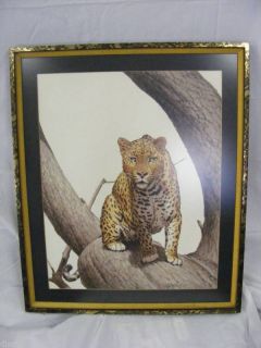 Guy Coheleach Leopard Stare Limited Ed Signed Print