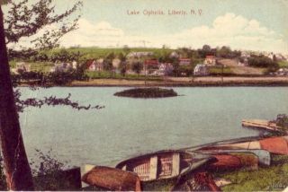 Lake Ophelia Liberty NY1913