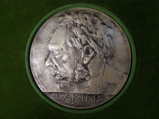 Commemorative Sterling Silver Medal by Leonard Baskin 541 of 1000