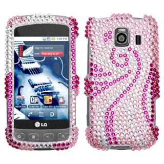 Bling SnapOn Cover Case for LG Optimus s LS670 Phoenix