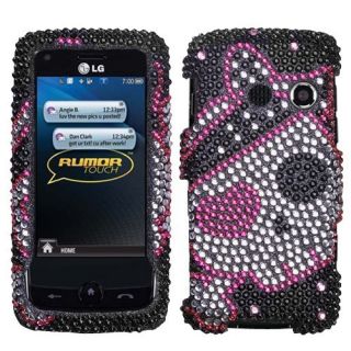 Cute Pirate Bling Hard Case Cover LG Rumor Touch LN510