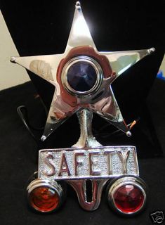 Safety Star License Plate Topper