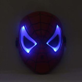 man mask light up LED costume party Charcter Cosplay Toy for Kids Boys