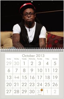 Lil Wayne 2013 Wall Calendar