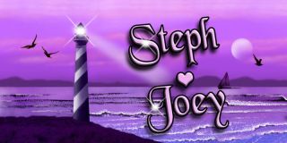 Lighthouse Purple Pink Decal Bumper Sticker Personalize
