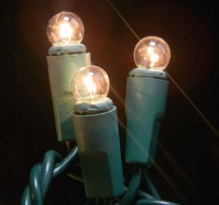 Mini Globe String Lights 50 Clear Bulbs Patio Gazebo