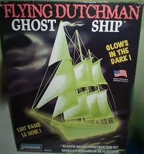 Lindberg Flying Dutchman Ghost Ship Glows in Dark Model Kit Sealed