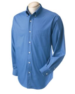 Chestnut Hill Button Down Shirt Mens Long Sleeve Pima Cotton Poplin