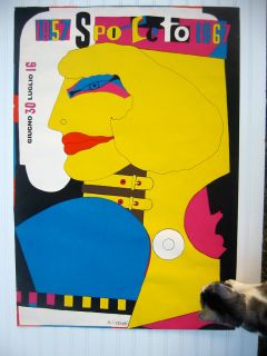 Lindner 1967 Spoleto Festival Poster Extremely RARE