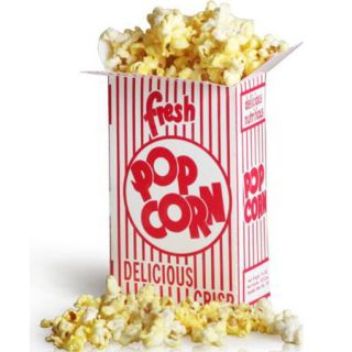 Closed Top Popcorn Maker Scoop Boxes 0 95 Ounce Mess Free Serve Popper