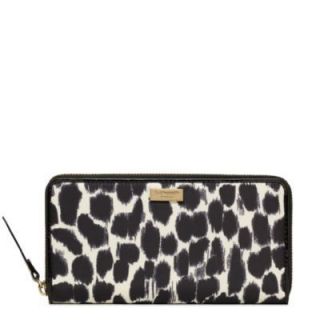 Kate Spade Lindenwood Leopard Neda Wallet WLRU1276 Retail $178