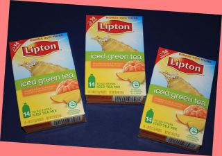 42 Sticks Lipton Iced Green Tea Mandarin Mango to Go Mix